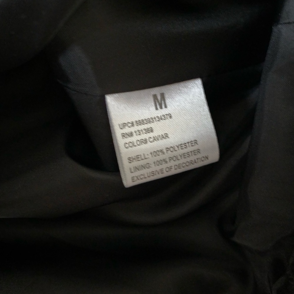 NWT Rampage black pea coat. Size medium - Picture 6 of 6
